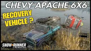 SNOWRUNNER CHEVROLET APACHE 6X6 RECOVERY VEHICLE OR NOT ? PS4
