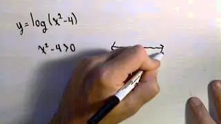 Finding the Domain and Vertical Asymptote of a Logarithmic Function