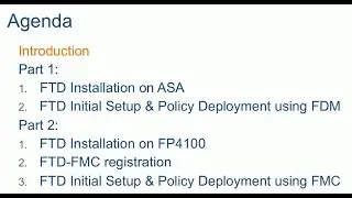NGFW FTD Installation and Policy Deployment on Cisco ASA- live on hardware 