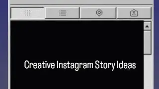 Instagram Story Ideas/ Creative Instagram Story Ideas #storyideas #creativeideas #igstory