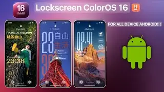 LOCKSCREEN ColorOS 16, FOR ALL DEVICE ANDROID !!!, TERBARU 2026