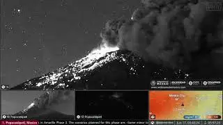 Jun 17, 2023: Major Explosion at Popocatépetl Volcano, Mexico