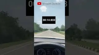 Creta Automatic 0-100 top speed test || Minaam Qureshi #creta #shorts #topspeed #viral #trending