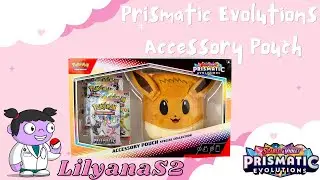 Unboxing Pokemon Prismatic Evolutions Eevee Pouch Box Lilyana💜 #unboxing #pokemon #pokemoncards