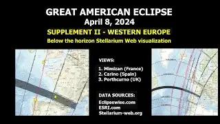 Great American Eclipse 2024, supplement II - Western Europe