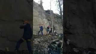 Коростышев. Карьер Вороного. Маршрут "Фифа" 7а