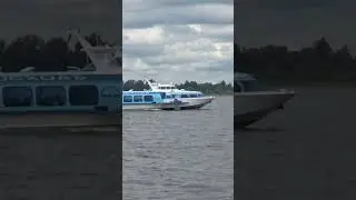 Метеор переехал рыбака на судовом ходу #водныйпоход #метеор #проект342