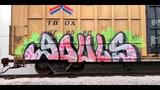 A2M graffiti freight trains