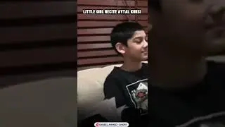 Little girl recite AYTAL KURSI👌❤️