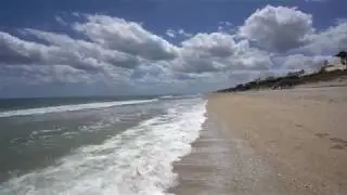 Walking on the Beach Treasure Coast Florida 4K