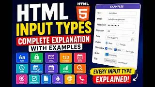 HTML Input Types