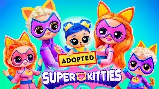 Gia Đình Superkitties Nhận Nuôi Bluey / 32 Mẹo Thủ Công LOL OMG