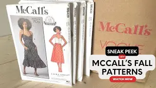 sneak peek | new mccalls fall pattern collection | sewing