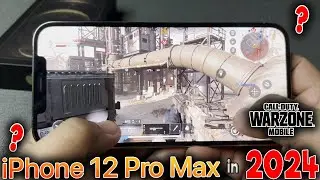 Call of Duty: WARZONE Mobile GAME TEST on iPhone 12 Pro Max in 2024? | HIGHER GRAPHIC DETAIL TEST!