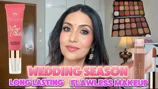 Wedding Guest Long lasting , flawless budget friendly makeup look !