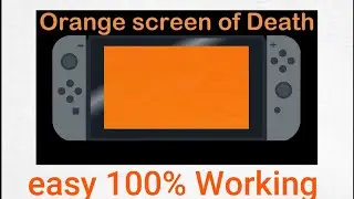 Nintendo Switch solution problème écran ORANGE 100% fonctionnel orange screen switch resolve