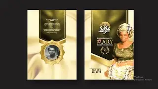 Designing Classic Program Cover - Full step by step Tutorial