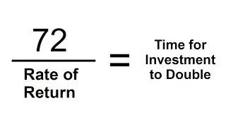 When will my investment double? Rule of 72