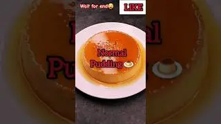 Normal Pudding vs Classical Pudding 😂🍮 #engineeringandfun #shorts #food