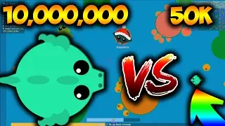 MOPE.IO MASSIVE 10000K SCORE DRAGON VS THE SMALLEST DRAGON! MOPE.IO FUNNY MOMENTS (Mope.io Gameplay)