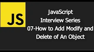 Add Modify and Delete property from an object