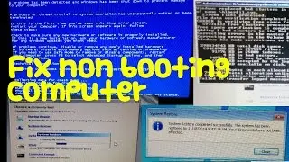 How to fix a computer that won't boot into Windows