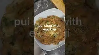sylheti khabar / put shag and egg baji with daal