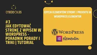 #3 Jak edytować stronę z wpisem w WordPress - Poradnik Porady i Triki | Tutorial