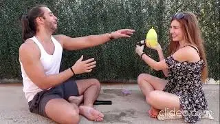 LA RULETA RUSA con Natalipa   Si pierdo me rapo el pelo, si gano le rapo las cejas