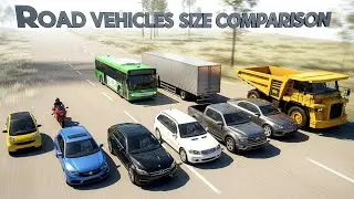 Smallest to Largest Road Vehicles in the World | Real Size Comparison...