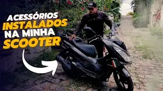 Conheça os acessórios instalados na minha scooter Honda PCX