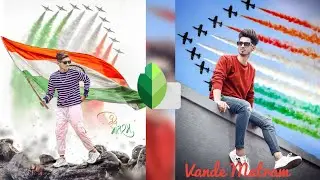 Snapseed Indipendence Day Photo Editing Tutorial 🇮🇳 | Snapseed Editing Tutorial | Indipendence Day