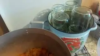 Борщ на зиму с краснокочанной капустой...