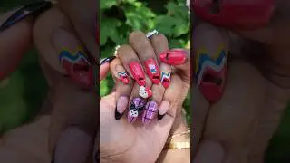 Hello Kitty or Kuromi? 💅🏾