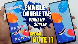 How To Enable Double Tap To Wake Screen - Redmi Note 11