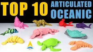 Amazing 3D Printed Articulated Ocean Animals