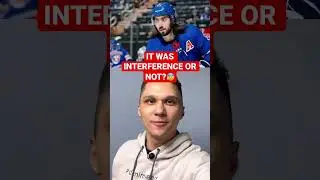 INTERFERENCE PENALTY BY MIKA ZIBANEJAD? #hockey #shorts