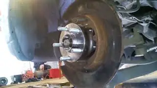 Replacing the rear wheel bearing on a Subaru Forester
