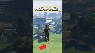 Rocket Riding In GTA 5 RP 😂 #gtarp #gta5 #shorts #recommended
