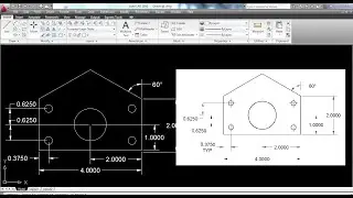 AUTOCAD 2D Practice Drawing Exercise - 3 || Basic Tutorial for Beginners