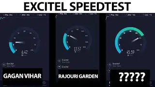 Excitel SpeedTest Delhi NCR 50 mbps plan !!!!
