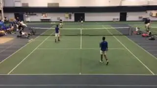 Reid/Murad First Doubles win over Middlebury