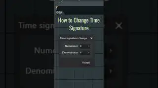 How To Change The Time Signature
