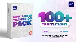 Multiscreen Transitions Pack | The Handy Video Editing Solution | After Effects Template