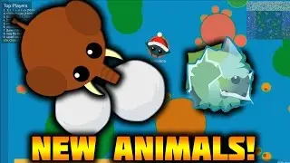 MOPE.IO NEW MAMMOTH AND DONKEY ANIMALS! MOPE.IO NEW ARCTIC ANIMAL! ! (Mope.io Gameplay)
