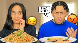 CONSTANTLY SWITCHING HIS FOOD TO SEE IF HE NOTICES *MUKBANG PRANK*