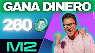 ✅GANA DINERO GRATIS 🤑 $260 USDT CON M2.COM🚀