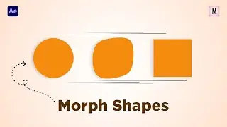 Morph shapes inside Adobe After Effects | Adobe After Effects Tutorial (Hindi)