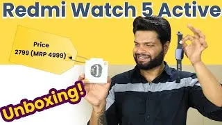 Redmi Watch 5 Active Unboxing & First Impressions | Affordable Smartwatch 2024 | NBT Tech-Ed