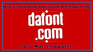 Install new fonts to Cricut Design Space or MS word on Mac computers | How-To